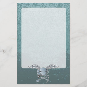 Betonmolen blauw-grijs briefpapier