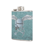 Betonmolen blauw-grijs heupfles (Links)