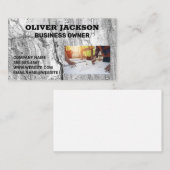 Betonnen achtergrond | Bouwplanning Visitekaartje (Voorkant / Achterkant)