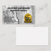 Betonnen achtergrond | cementmenger visitekaartje (Voorkant / Achterkant)