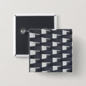 Betonnen appartement exterieur, Santiago, Chili Vierkante Button 5,1 Cm (Voorkant /achterkant)