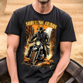 Betonnen cowboy: asfaltstoofpot ontmoet stadsstrat t-shirt