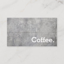 Betonnen eenvoudige Loyalty Coffee Punch Card