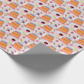 Betonnen en gebak cadeaupapier (Hoek)