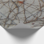 betonnen muur met wijnstokken cadeaupapier (Hoek)