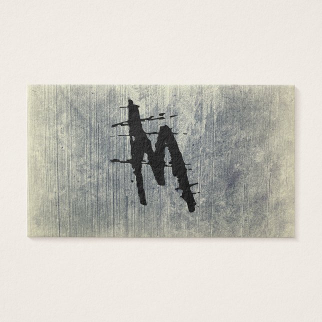 betonnen muur visitekaartje (Voorkant)