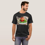Betonnen paprika's met vleessaus en kaas t-shirt (Voorkant volledig)