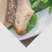 Betonnen paprika's met vleessaus en kaas tissuepapier (Detail)