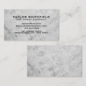 Betonnen professionele industriële moderne visitekaartje (Voorkant / Achterkant)