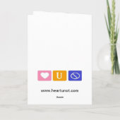 betonnen Roos Kaart (Achterkant)