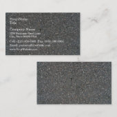 Betonnen textuur met kleine stonen visitekaartje (Voorkant / Achterkant)