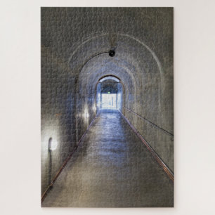Betonnen tunnel in een nazi-bunker legpuzzel