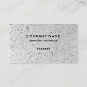 Betonnen Visitekaartje (Achterkant)