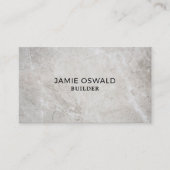 Betonoppervlak, bouwbedrijf, bouwmachines visitekaartje (Voorkant)