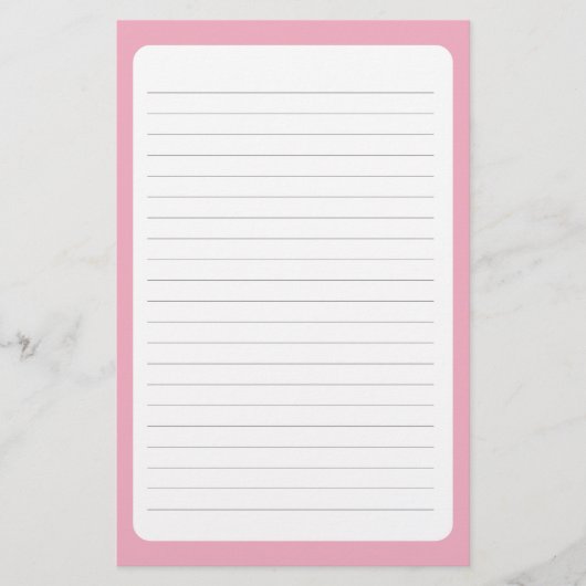 Betonpapier met roze rand (Voorkant)