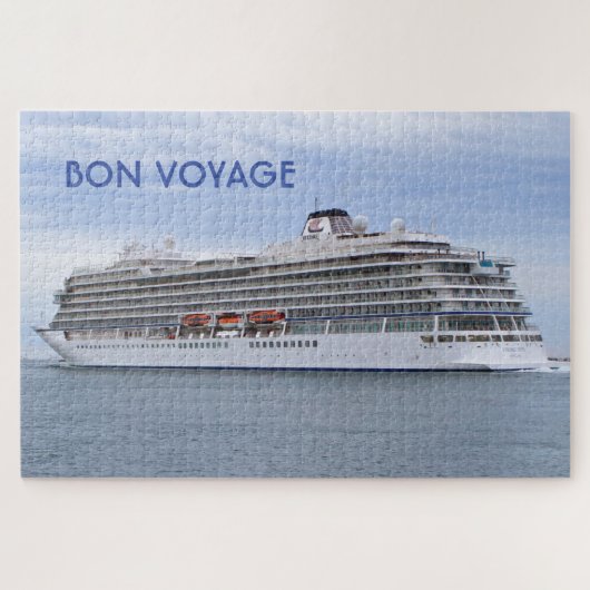 Betonreis: cruiseschip Viking Sun Legpuzzel (Horizontaal)