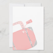 Betonreiskoffer zilverroze achterpartij kaart (Achterkant)