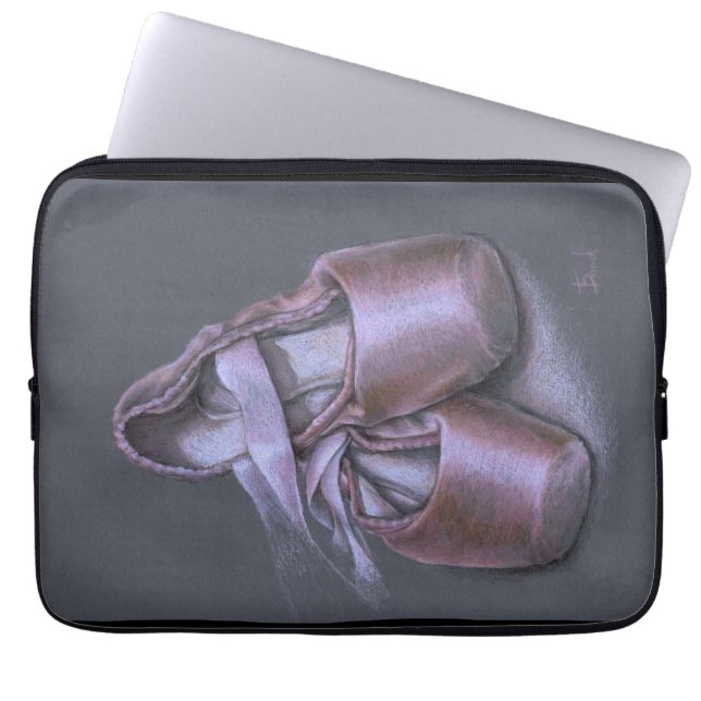 Betonschoenen Laptop Sleeve (Voorkant)