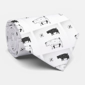 Betonstaal Delen van een gangetje Stropdas (Opgerold)