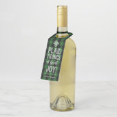 Betonstaal | Groen | Aangepaste feestdag Flessenhanger (Schuin)