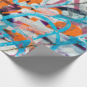 Betonstaal, met weven, verven met versleten wanden cadeaupapier (Hoek)