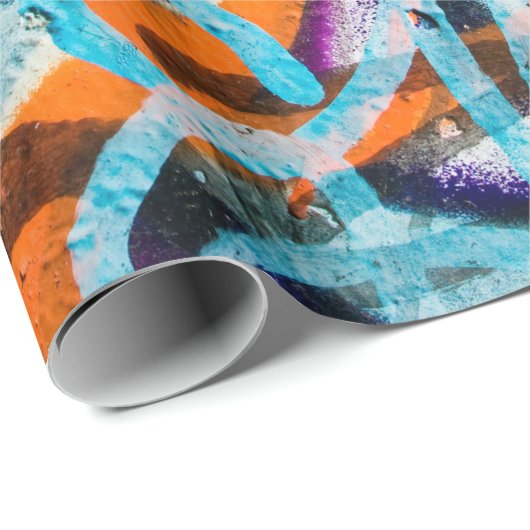 Betonstaal, met weven, verven met versleten wanden cadeaupapier (Rol Hoek)