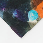 Betonstaal, met weven, verven met versleten wanden fleece deken (Hoek)