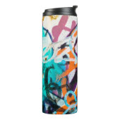 Betonstaal, met weven, verven met versleten wanden thermosbeker (Gedraaid links)