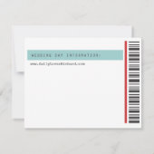 Betonstaal Opslaan Datum Save The Date (Achterkant)