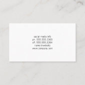 Betonstaal Visitekaartje (Achterkant)