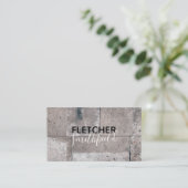 Betonsteen Visitekaartje (Staand voorkant)