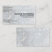 Betonstone Trendy Minimale Professional Visitekaartje (Voorkant / Achterkant)