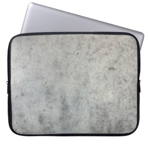 betonstructuur cement patroon achtergrond minimaal laptop sleeve
