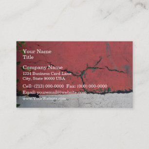 Betonwand geschilderd in wisselende staven visitekaartje