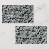 Betonwand met ruw oppervlak visitekaartje (Voorkant / Achterkant)
