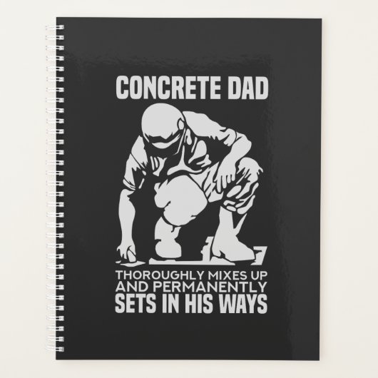 Betonwerker - Betonvader Planner (Voorkant)