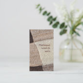 Betonwol, spinnen of breien visitekaartje (Staand voorkant)