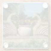 Betonzwanen gemaakt als een glazen Onderzetter (Achterkant)