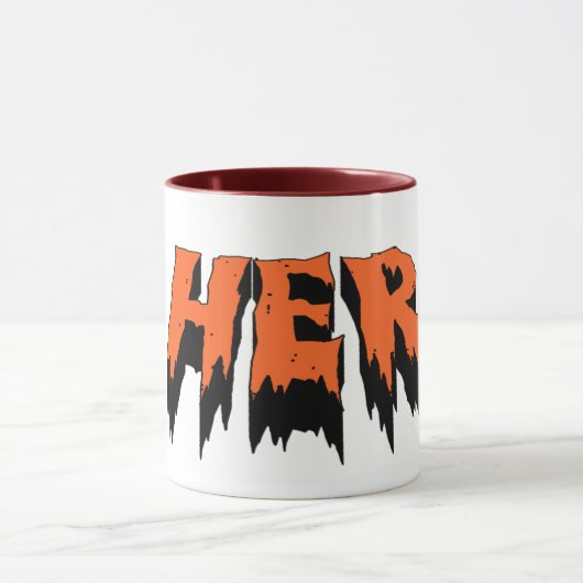 Betover je ochtenden met een Schattigee Spooky Cre Mok (Midden)