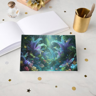 Betoverd Bioluminescent Bos Magische Jungle  Gastenboek