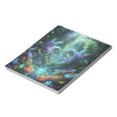 Betoverd Bioluminescent Bos Magische Jungle Notitieblok (Linkerzijde)