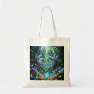 Betoverd Bioluminescent Bos Magische Jungle Tote Bag