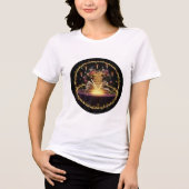 Betoverd Boek & Roos T-shirt 🌹📖 (Voorkant)