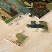 Betoverd Boekenhuis Legpuzzel (Zijkant)