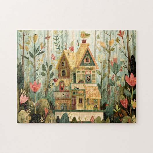 Betoverd Boekenhuis Legpuzzel (Horizontaal)