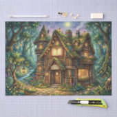 Betoverd Boekenhuis Tissuepapier (Craft)