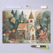 Betoverd Boekenhuis Tissuepapier (Craft)