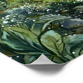 Betoverd bos boek van magie poster (Hoek)