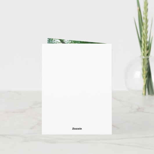 Betoverd Bos Bruiloft Bedankt (Achterkant)