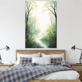 Betoverd Bos Canvas Afdruk (Insitu (Slaapkamer))